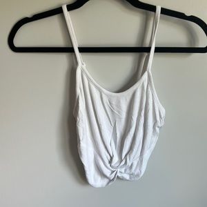 White crop top